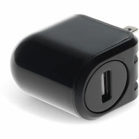 AddOn 5V 2.4A Fast Charging USB-A Wall Charger - Compact Black Design for US Outlets