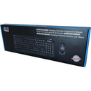 Adesso 2.4GHz Wireless Keyboard And Mouse Combo - Antimicrobial, Quiet Membrane, 14 Hotkeys
