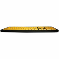Adesso 4X Large Print Desktop Keyboard: Quiet Membrane Switches & Multimedia Controls