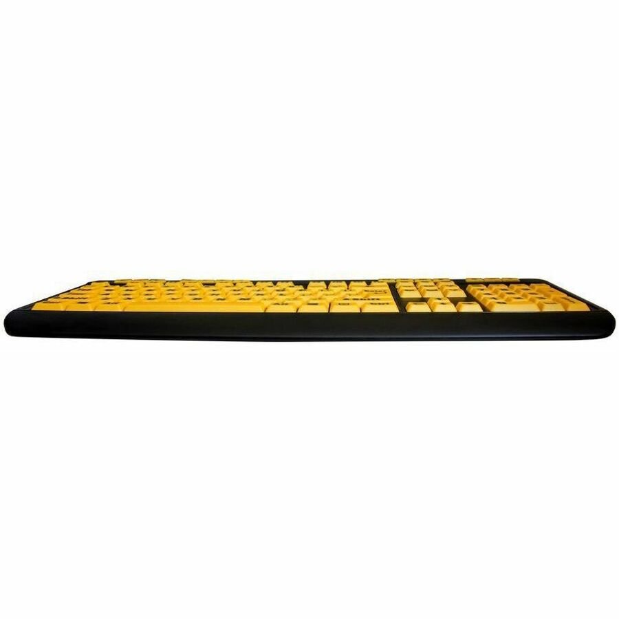 Adesso 4X Large Print Desktop Keyboard: Quiet Membrane Switches & Multimedia Controls