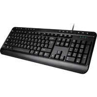 Adesso AKB - 132 Spill - Resistant Multimedia Keyboard with 14 Hotkeys & Quiet Membrane Keys - Store 42