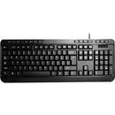 Adesso AKB - 132 Spill - Resistant Multimedia Keyboard with 14 Hotkeys, Quiet Membrane Switches - Store 42