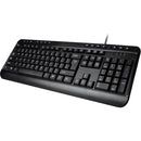 Adesso AKB - 132 Spill - Resistant Multimedia Keyboard with 14 Hotkeys, Quiet Membrane Switches - Store 42