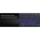 Adesso AKB-139CB Multimedia Illuminated Keyboard with 2X Large Print Keys & Blue Backlit Design