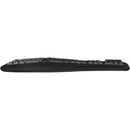 Adesso AKB - 150UB - TAA Secure Black Ergonomic Desk Keyboard with Built - In Smart Card Reader - Store 42