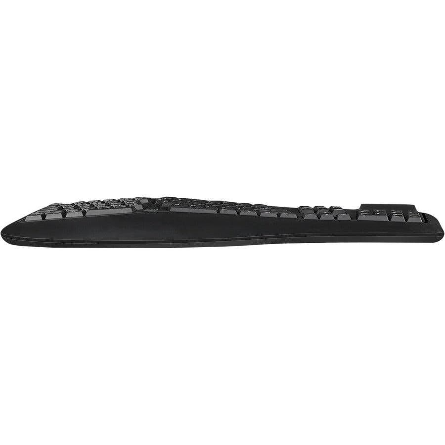 Adesso AKB - 150UB - TAA Secure Black Ergonomic Desk Keyboard with Built - In Smart Card Reader - Store 42