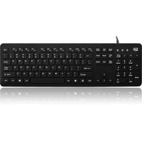 Adesso AKB - 235UB Antimicrobial Waterproof USB Desktop Keyboard for Laboratories & Medical Use - Store 42