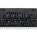 Adesso AKB-310UB Mini Trackball Keyboard with Optical Trackball | Compact USB Keyboard for Precise Control