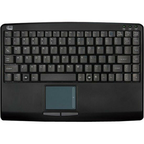 Adesso AKB 410UB Slim Touch Mini Keyboard with Touchpad - Compact, Integrated Touchpad, and Numeric Keypad