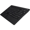 Adesso AKB 410UB Slim Touch Mini Keyboard with Touchpad - Compact, Integrated Touchpad, and Numeric Keypad