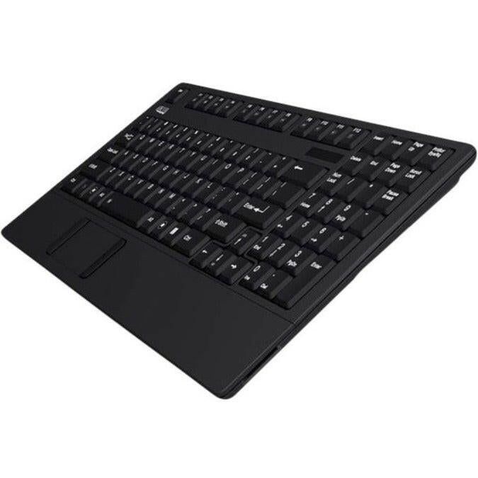 Adesso AKB 410UB Slim Touch Mini Keyboard with Touchpad - Compact, Integrated Touchpad, and Numeric Keypad