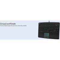 Adesso AKB 410UB Slim Touch Mini Keyboard with Touchpad - Compact, Integrated Touchpad, and Numeric Keypad