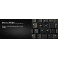 Adesso AKB 410UB Slim Touch Mini Keyboard with Touchpad - Compact, Integrated Touchpad, and Numeric Keypad