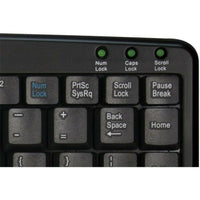 Adesso AKB 410UB Slim Touch Mini Keyboard with Touchpad - Compact, Integrated Touchpad, and Numeric Keypad