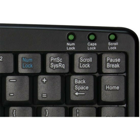 Adesso AKB 410UB Slim Touch Mini Keyboard with Touchpad - Compact, Integrated Touchpad, and Numeric Keypad