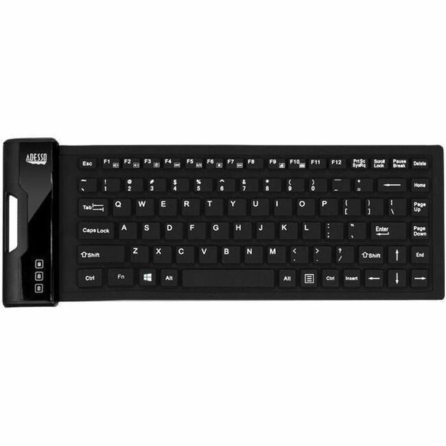 Adesso Antimicrobial USB Keyboard - Waterproof, Flexible Design for Health and Safety