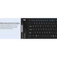 Adesso Antimicrobial Waterproof Flex Keyboard - Compact USB Design for Travel & Outdoor Use - Store 42