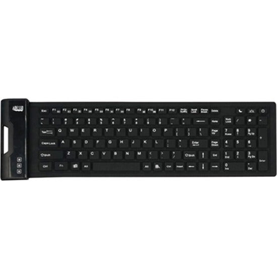 Adesso Antimicrobial Waterproof Flex Keyboard - Compact USB Design for Travel & Outdoor Use - Store 42