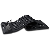 Adesso Antimicrobial Waterproof Flex Keyboard - Compact USB Design for Travel & Outdoor Use - Store 42