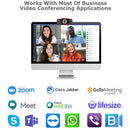 Adesso CyberTrack H3 Webcam 720P HD Video 30 FPS with Built-In Microphone for Video Conferencing