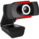 Adesso CyberTrack H3 Webcam 720P HD Video 30 FPS with Built-In Microphone for Video Conferencing Default Title