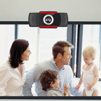Adesso CyberTrack H3 Webcam 720P HD Video 30 FPS with Built-In Microphone for Video Conferencing