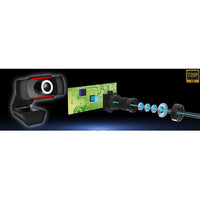 Adesso CyberTrack H3 Webcam 720P HD Video 30 FPS with Built-In Microphone for Video Conferencing
