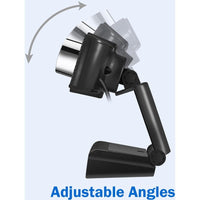 Adesso CyberTrack H3 Webcam 720P HD Video 30 FPS with Built-In Microphone for Video Conferencing