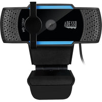 Adesso CyberTrack H5 1080P Webcam with Autofocus, Dual Microphone, Privacy Shutter & Tripod Mount - Store 42