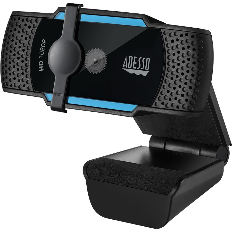 Adesso CyberTrack H5 1080P Webcam with Autofocus, Dual Microphone, Privacy Shutter & Tripod Mount - Store 42