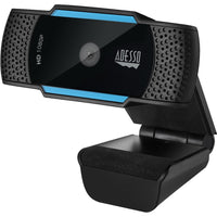 Adesso CyberTrack H5 1080P Webcam with Autofocus, Dual Microphone, Privacy Shutter & Tripod Mount - Store 42