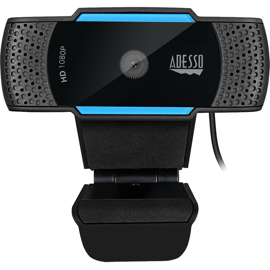 Adesso CyberTrack H5 1080P Webcam with Autofocus, Dual Microphone, Privacy Shutter & Tripod Mount - Store 42