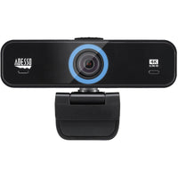 Adesso CyberTrack K4 8MP 4K Webcam - Ultra HD, Dual Microphones, 5 Adjustable Angles