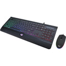 Adesso EasyTouch 137CB Illuminated Gaming Keyboard and Mouse Combo with Multi-Colored Backlighting