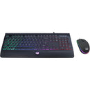 Adesso EasyTouch 137CB Illuminated Gaming Keyboard and Mouse Combo with Multi-Colored Backlighting