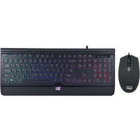 Adesso EasyTouch 137CB Illuminated Gaming Keyboard and Mouse Combo with Multi-Colored Backlighting Default Title