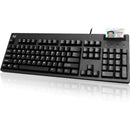 Adesso EasyTouch 630SB TAA Smart Card Keyboard with Antimicrobial Design and 2X Print Keys Default Title