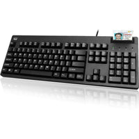 Adesso EasyTouch 630SB TAA Smart Card Keyboard with Antimicrobial Design and 2X Print Keys Default Title