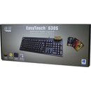 Adesso EasyTouch 630SB TAA Smart Card Keyboard with Antimicrobial Design and 2X Print Keys