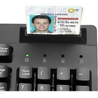 Adesso EasyTouch 630SB TAA Smart Card Keyboard with Antimicrobial Design and 2X Print Keys