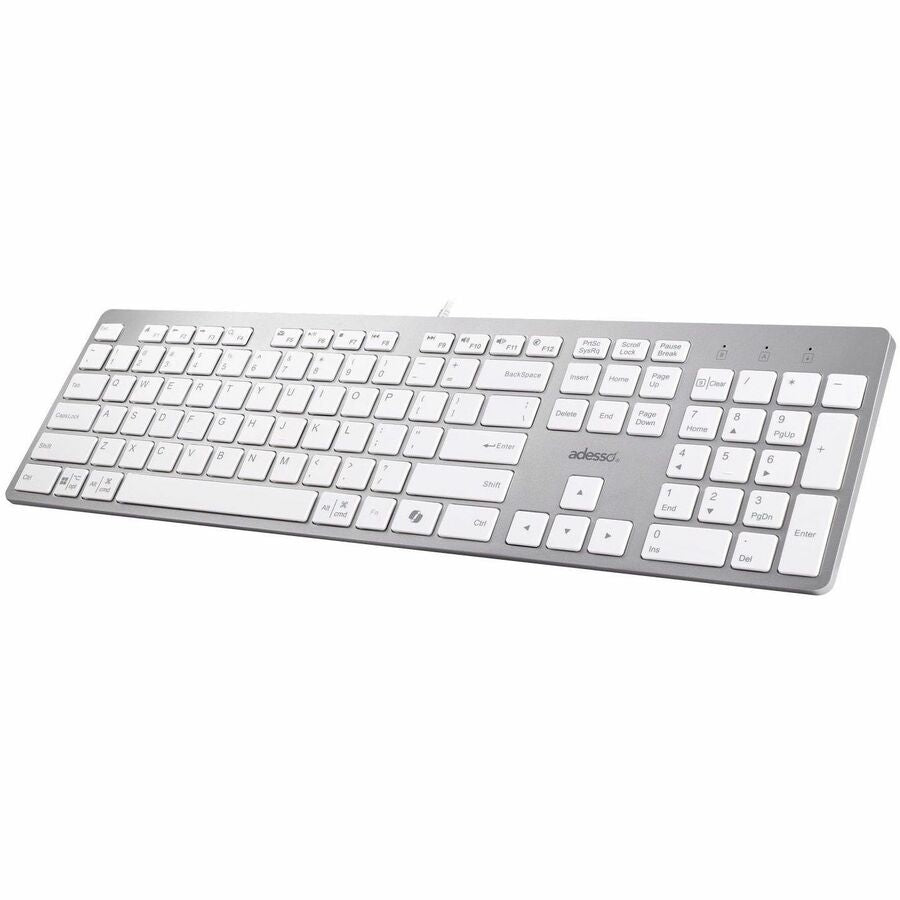 Adesso EasyTouch 730UW USB - C Keyboard - CoPilot AI Ready, Low Profile Scissor Switch, Multi - OS Compatible - Store 42