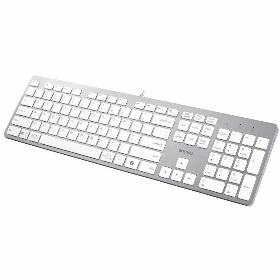 Adesso EasyTouch 730UW USB - C Keyboard - CoPilot AI Ready, Low Profile Scissor Switch, Multi - OS Compatible - Store 42