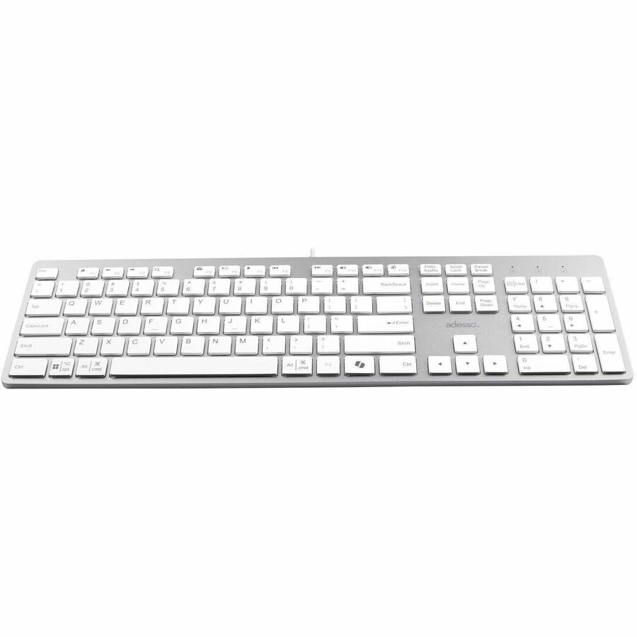 Adesso EasyTouch 730UW USB - C Keyboard - CoPilot AI Ready, Low Profile Scissor Switch, Multi - OS Compatible - Store 42