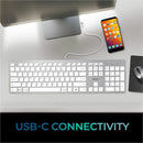 Adesso EasyTouch 730UW USB - C Keyboard - CoPilot AI Ready, Low Profile Scissor Switch, Multi - OS Compatible - Store 42