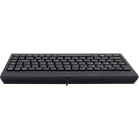 Adesso EasyTouch AKB - 110B Mini Keyboard - USB/PS2, 87 Keys, Space - Saving Design, Membrane Keys - Store 42
