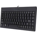 Adesso EasyTouch AKB - 110B Mini Keyboard - USB/PS2, 87 Keys, Space - Saving Design, Membrane Keys - Store 42