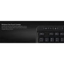 Adesso Multimedia Keyboard with 3 - Port USB Hub, Quiet Membrane Keys & 14 Hotkeys, Black - Store 42
