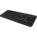 Adesso Multimedia Keyboard with 3 - Port USB Hub, Quiet Membrane Keys & 14 Hotkeys, Black - Store 42
