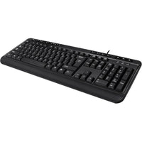 Adesso Multimedia Keyboard with 3 - Port USB Hub, Quiet Membrane Keys & 14 Hotkeys, Black - Store 42