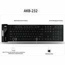 Adesso SlimTouch 232 Antimicrobial Waterproof Flex Keyboard - Flexible, Portable, Multimedia Hotkeys - Store 42